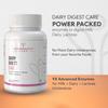 Autoimmunity care Dairy Digest Care | 9X Advanced Enzymes for Milk + Dairy + Lactose Intolerance | Milk & Dairy Digest, Digests Lactose, Dairy Proteins and Fats | 60 Veg Capsules view 2