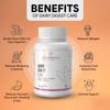 Autoimmunity care Dairy Digest Care | 9X Advanced Enzymes for Milk + Dairy + Lactose Intolerance | Milk & Dairy Digest, Digests Lactose, Dairy Proteins and Fats | 60 Veg Capsules view 3