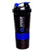 ANKEV Gym Shaker Pro Cyclone Shaker 500ml with Extra Compartment, 100% Leakproof Guarantee, Ideal for Protein, Preworkout and BCAAs, BPA Free Material Sipper Bottle, Protein Shaker Bottle (Multicolor) view 1