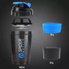 ANKEV Gym Shaker Pro Cyclone Shaker 500ml with Extra Compartment, 100% Leakproof Guarantee, Ideal for Protein, Preworkout and BCAAs, BPA Free Material Sipper Bottle, Protein Shaker Bottle (Multicolor) view 4