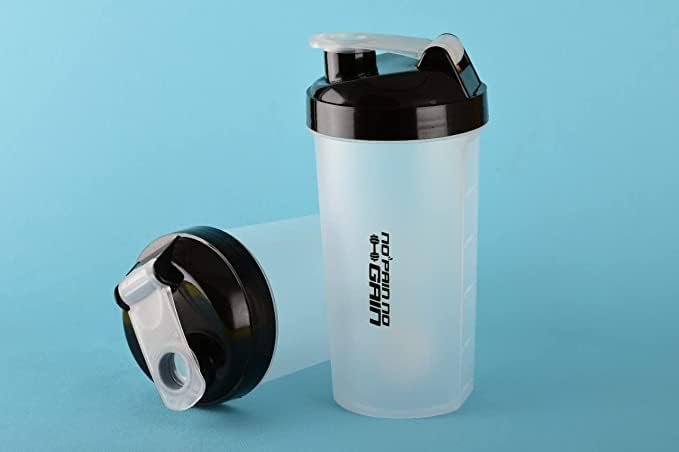 ANKEV Protein Shaker bottle for Gym, Pro Shaker Mixer Ball, Ideal for Protein, Preworkout and BPA Free Material Sipper Bottle, Sports Water Bottle for Men & Women (700 ML, Multicolour)