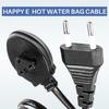 HAPPY E Hot Water Bag Cable/Electric Pain Relief Heating Bag Charger Cable, Black (Pack of 2) view 2