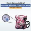 HAPPY E Hot Water Bag Cable/Electric Pain Relief Heating Bag Charger Cable, Black (Pack of 2) view 4