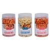 J J crunch N munch Premium Roasted cashew dry fruits combo pack of 3 Salted cashew + Red Chili Masala + Peri peri Cashews 250 grams each Low Sodium, Oil Free view 1