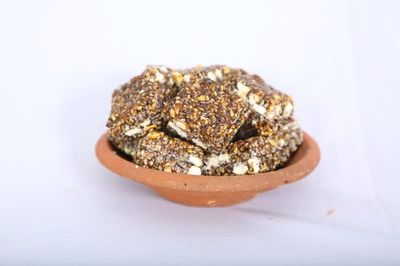 Namma Amuchi Sesame Chikki Barfi Candy, Traditional Indian Sweets kadalai mittai- 50 Counts- 550 grams(Jar Pack)