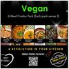 Combo Pack Vegan (6 in ONE)(Each Pack Serves Average 4 People)(Ready to Cook)(Fresh Food Fatafat) Homestyle Dal ,Multigrain Khichdi,Amritsari Chole,Punjabi Rajma,Pindi Chana,Bombay Biryani view 1