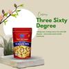 360 Three Sixty Degree Roasted Black Pepper Kali Mirch Masala Cashews Zipper|Crunchy Cashew|Salty Kaju|Kaju Dry Fruit|Zero Oil Added|Oven Roasted|Tasty&Nutritious|3 Packs X 60 Grams = 180 Grams view 3