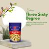 360 Three Sixty Degree Black Pepper Kali Mirch Masala Cashews, Crunchy Salty Kaju Dry Fruit, Zero Oil Added Oven Roasted, Tasty and Nutritious with Zipper Pack, 495g (165g x 3) view 3
