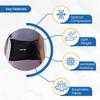 1MG Tata Abdominal Belt Black, Abdominal Support for post Delivery, Slimming Waist, and Lower Back Pain, (Suitable for both sizes L and XL;38-46inches) view 4