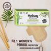 CHESTA FORMULATION New Helium 96 Bamboo + Organic Soft Cotton Sanitary Pad For Women | Regular & Heavy Flow Pads Pure Cotton 100% Rash-Free-Periods Full-Day & Full-Night (Organic 48 H + Bamboo 48 R) view 2