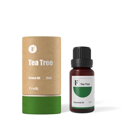 Fruik Tea Tree Essential Oil |Essential Oil for Aromatherapy | Organic Aroma Scent Fragrance | Stress Relief & Relaxation - Organic Oil for Diffuser, Soap & Candle Making - 10ml