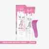 Kisra Veeze Hair Removal Cream with No Ammonia Smell | Men & Women Ideal for Bikini Line, Underarms, Intimate Areas, Legs & Arms | 3X Long Lasting Smoothness* | All Skin Types (3 X 50gm) view 2