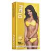 D'lay Dotted Real Feel Condoms for Men | Ultra Soft | For Extra Pleasure and satisfaction | Long Lasted, Lubricated | Banana Flavour Condoms - 10 (Pack of 1) view 1