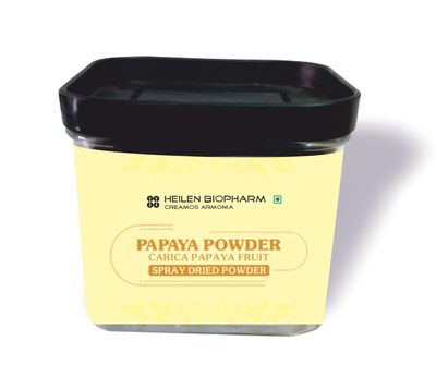 Heilen Biopharm Papaya Powder | Carica Papaya Fruit | Spray Dried Powder | 200g Pack | Natural & Pure | For Smoothies, Juices, Desserts & Skin Care