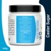 Castor Sugar|Desi Shakkar Bura|Caster Sugar|Pissi Khand|Chini Powder for Baking|White Sugar Bura|Desserts Sugar|Sulphurless Sugar|Chini Powder for Baking-Jar (200g) view 4