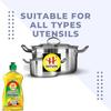 Hitvik KitchenMasterDishwash Liquid Active Gel with Lemon Fragrance | Faster Tough Grease Removal | Leaves No Residue view 3