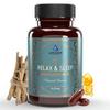 AMIHEM Ashwagandha Capsules 500mg | Stress Relief, Sleep Support & Cognitive Enhancement | Added Vitamin E and Vitamin B6 | Pack of 2 view 2