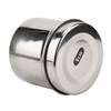 Ubersweet Commode Table Top Storage Box Durable Round Hard Stainless Steel Storage Cans With Detachable Lid Home For Dentist For Hospital (9cm) view 1