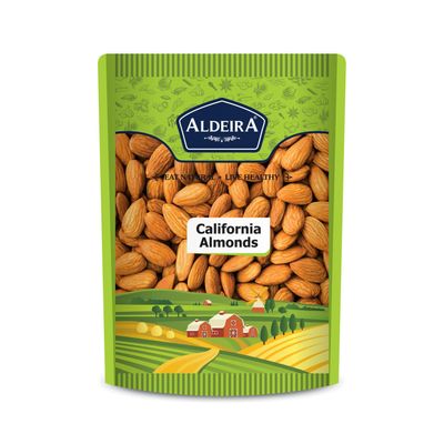ALDEIRA Natural Raw California Almonds 500gm Pack I Badam Giri I Dry Fruits