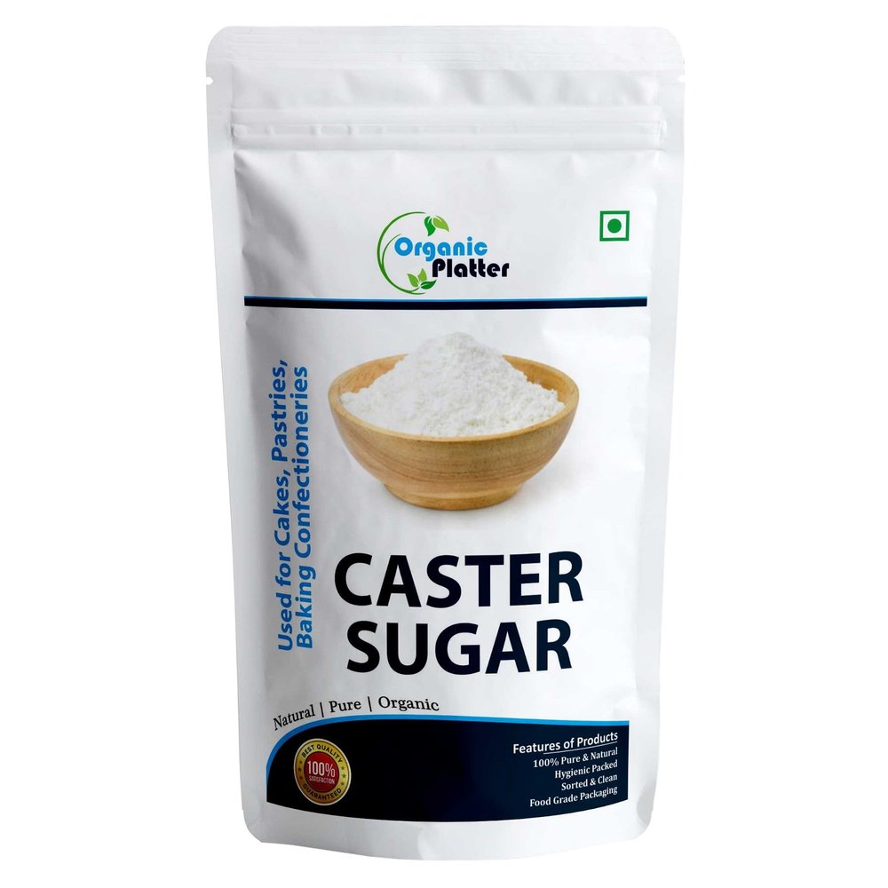 Castor Sugar|Desi Shakkar Bura|Caster Sugar|Desi Khand|Pisi Shakkar|Chini Powder for Baking|White Sugar Bura|Desserts Sugar|Sulphurless Sugar|Chini Powder for Baking - Pouch (400g)