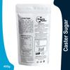 Castor Sugar|Desi Shakkar Bura|Caster Sugar|Desi Khand|Pisi Shakkar|Chini Powder for Baking|White Sugar Bura|Desserts Sugar|Sulphurless Sugar|Chini Powder for Baking - Pouch (400g) view 2