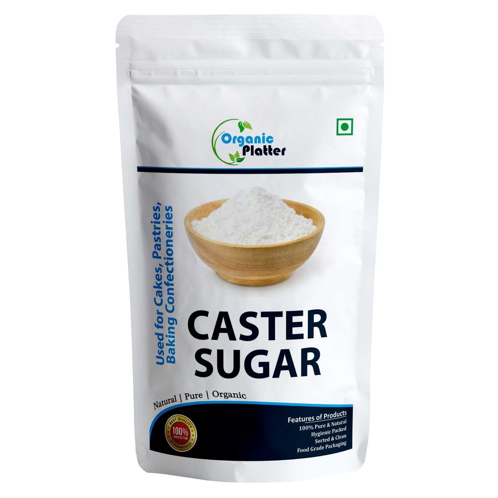 Castor Sugar|Desi Shakkar Bura|Caster Sugar|Desi Khand|Pisi Shakkar|Chini Powder for Baking|White Sugar Bura|Desserts Sugar|Sulphurless Sugar|Chini Powder for Baking - Pouch (1800g)
