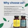 AMIHEM's Antioxidant Bundle: Grape Seed Extract Capsules | Ashwagandha Capsules with Vitamin E & Vitamin B6 | Antioxidant Capsules view 2