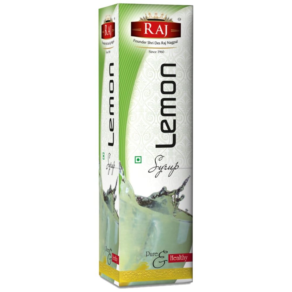RAJ SPECIAL JEERA Lemon Syrup For Daily Refreshment Needs, Raj Specialities - 750 Ml, Kid's Favourite Drinks | Suitable With Water And Soda (Lemon)