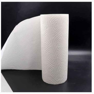 FRILL 4 Ply Tissue Roll Non-stick Oil Absorbing Paper Roll Kitchen Special Paper Towel Wipe Paper Dish Cloth Cleaning Cloth 80 sheets - Pack of 4
