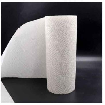 FRILL 4 Ply Tissue Roll Non-stick Oil Absorbing Paper Roll Kitchen Special Paper Towel Wipe Paper Dish Cloth Cleaning Cloth 80 sheets - Pack of 4