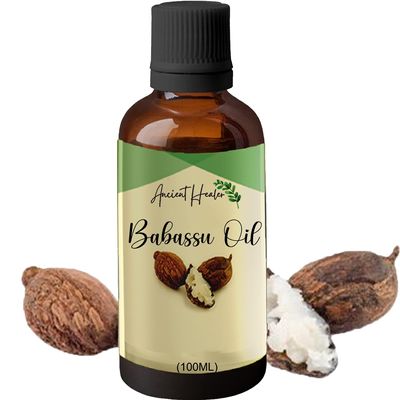 ANCIENT HEALER Babassu Essential Oil - 100ml | Natural & Organic Scent for Skin, Face, Hair, Aromatherapy, Candle Making | Pure Babassu Oil for Skincare and Relaxation