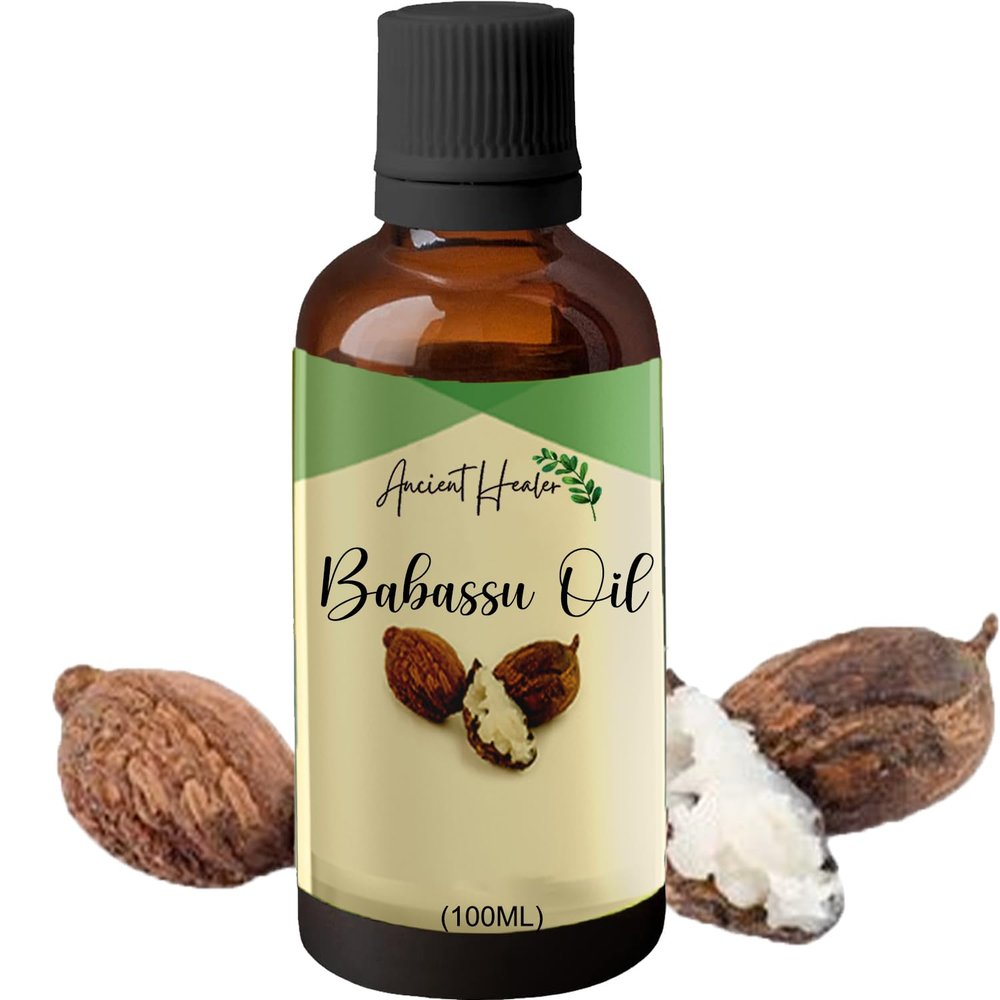 ANCIENT HEALER Babassu Essential Oil - 100ml | Natural & Organic Scent for Skin, Face, Hair, Aromatherapy, Candle Making | Pure Babassu Oil for Skincare and Relaxation