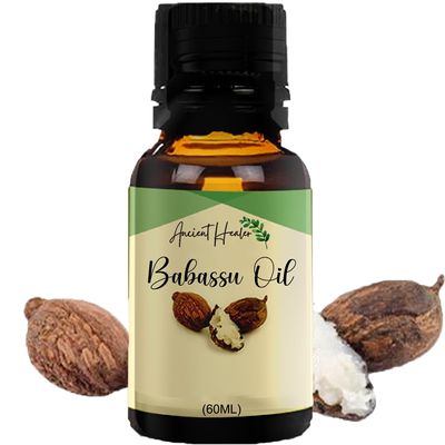 ANCIENT HEALER Babassu Essential Oil - 60ml | Natural & Organic Scent for Skin, Face, Hair, Aromatherapy, Candle Making | Pure Babassu Oil for Skincare and Relaxation
