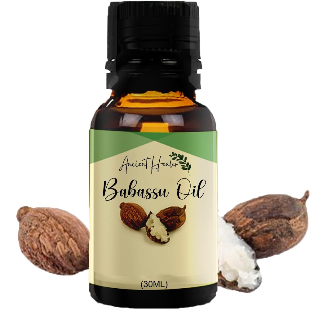 ANCIENT HEALER Babassu Essential Oil - 30ml | Natural & Organic Scent for Skin, Face, Hair, Aromatherapy, Candle Making | Pure Babassu Oil for Skincare and Relaxation