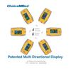 Choicemmed Fingertip Pulse Oximeter (MD300C52) | Pulse Rate | Oxygen Watch | Oxygen Saturation | High Accuracy | Automatically Power Off - Pack of 1 (Orange) view 4