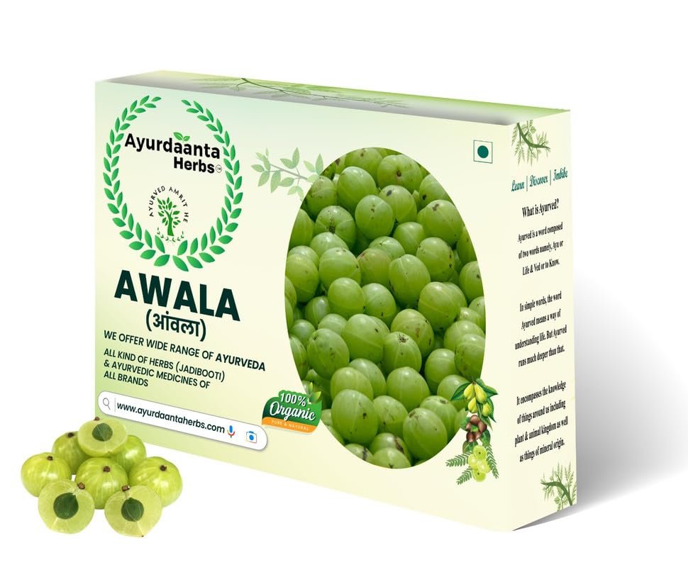 Ayurdaanta Herbs Dry Amla Pieces 950 GM Sukha Awla For Eating | Organic Dry Avla For Hair | Aavla Sabut | 950 Gr