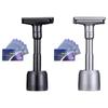 Adjustable Double Edge Safety Razor with Stand Holder Portable Manual Shaver Silver view 3