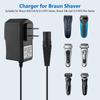 FNKTQL 12V Charger for Braun Shaver 9 8 7 6 5 3 1 XT5 Series, Power Cord for Braun S3 S6 S7 S8 S5 S9 S1 Electric Razor 3040s 340s 9385cc 370 720 760cc 790cc 720s-4 7865cc 9090cc 9330s 5018s (5Ft) view 3
