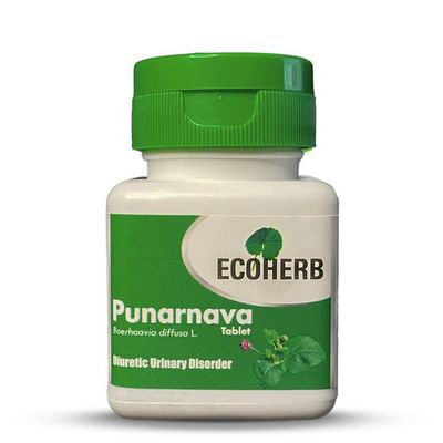 ECOHERB Punarnava Tablets | Boerhavia diffusa| 60 Tablets