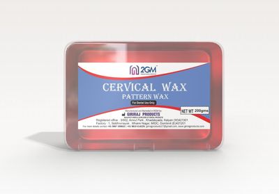 2GM Dental Pattern Cervical Wax - 200g, Precise Dentistry Wax for Shaping & Casting, Used for Professional Grade Dental Modeling, Techniques & Dentistry Projects, Pattern Wax (Red, Pack of 1)