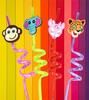 BRIKSHI Animal Drinking Straws Creative Cartoon Straws Props Birthday Celebration Carnival Party Supplies_PO4 ||1|| Color and Masala May Vary view 2