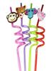 BRIKSHI Animal Drinking Straws Creative Cartoon Straws Props Birthday Celebration Carnival Party Supplies_PO4 ||1|| Color and Masala May Vary view 3