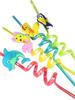 BRIKSHI Fish Drinking Straws Creative Cartoon Straws Props Birthday Celebration Carnival Party Supplies_PO4||2|| (Design May Vary) view 2