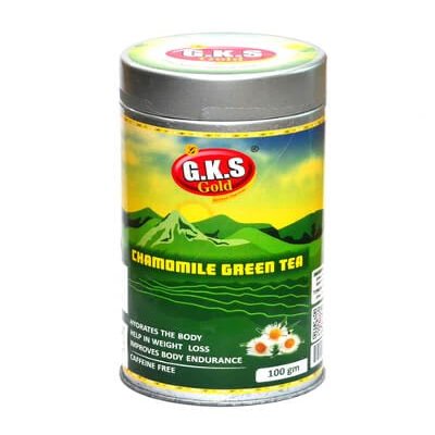 G.K.S GOLD Chamomile Flower Tea Relax&Destress Real Whole Chamomile Flowers, No Dust Sweet Aroma & Delicious Taste
