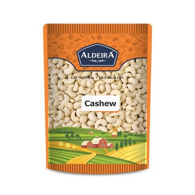 ALDEIRA Natural Whole Raw Cashew Nuts 1kg Pack I Kaju W-320 Grade I Dry Fruits
