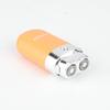 Painless Portable double blade Facial Hair Remover for Women,Waterproof Shaver Painless Instant Hair Removal Device for Chin/Upper Lip (Orange) view 2