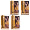 D'lay Dotted Real Feel Condoms for Men | Ultra Soft | For Extra Pleasure and satisfaction | Long Lasted, Lubricated | Orange Flavour Condoms - 10 (Pack of 4) view 1