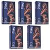 D'lay Dotted Real Feel Condoms for Men | Ultra Soft | For Extra Pleasure and satisfaction | Long Lasted, Lubricated | Blue Berry Flavour Condoms - 10 (Pack of 5) view 1