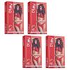 D'lay Dotted Real Feel Condoms for Men | Ultra Soft for Extra Pleasure and Satisfaction | Long Lasted, Lubricated | Strawberry Flavour Condoms - 10 (Pack of 4) view 1