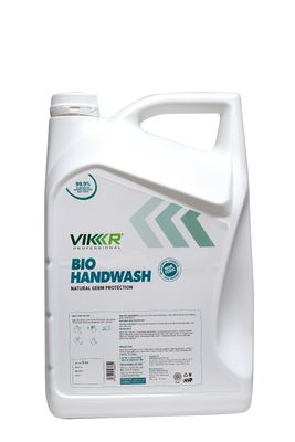 VIKR BIO Handwash 5000ml - Biodegradable Formula for Thorough Germ Defense, Skin-Friendly, Eco-Friendly Hygiene Solution - BIO Handwash with Natural Ingredients
